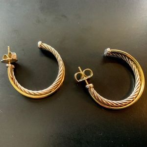 David Yurman Crossover earrings